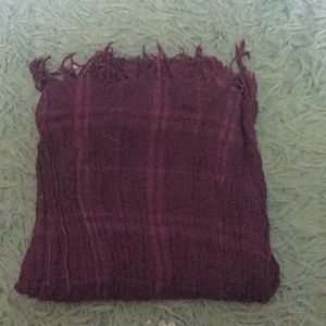 Purple scarf